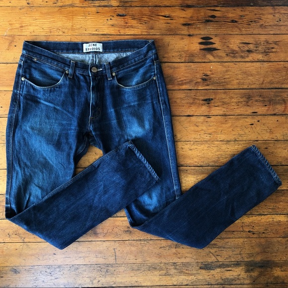acne raw denim